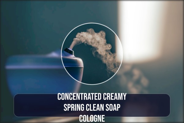 concentrated creamy spring clean soap cologne