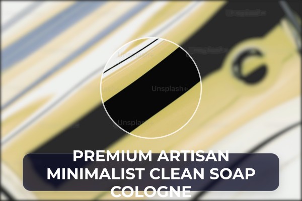 premium artisan minimalist clean soap cologne