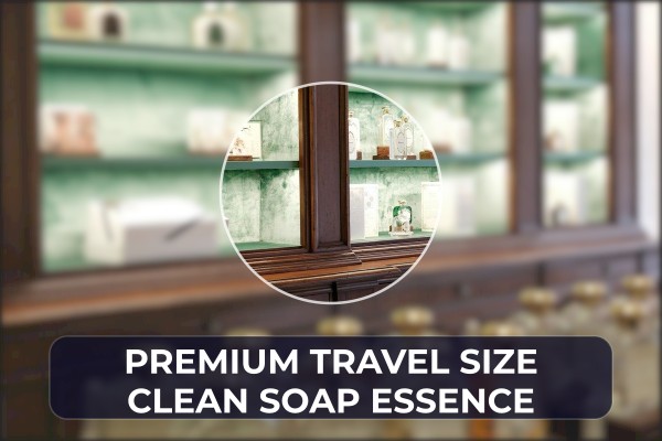 premium travel size clean soap essence