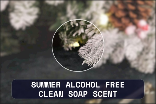 summer alcohol free clean soap scent