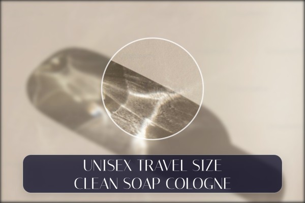 unisex travel size clean soap cologne